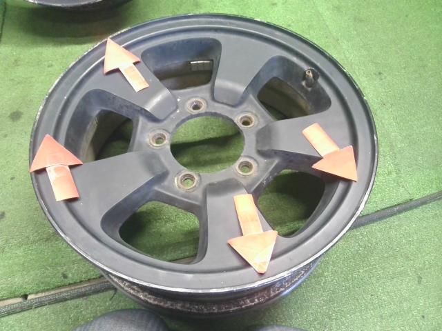 ジムニー E JA 22 W ホイール 4本 16インチ 自社品番250288 Y 33