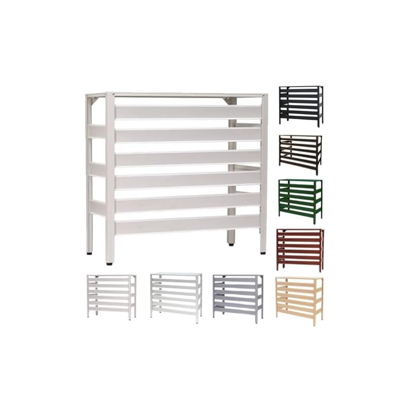 アルマックス Almax アルミ製 室外機カバー 特大ジャンボタイプ ホワイト ×945 mm アルミエアコンカバー アルマックス社製 KB-108 W 1