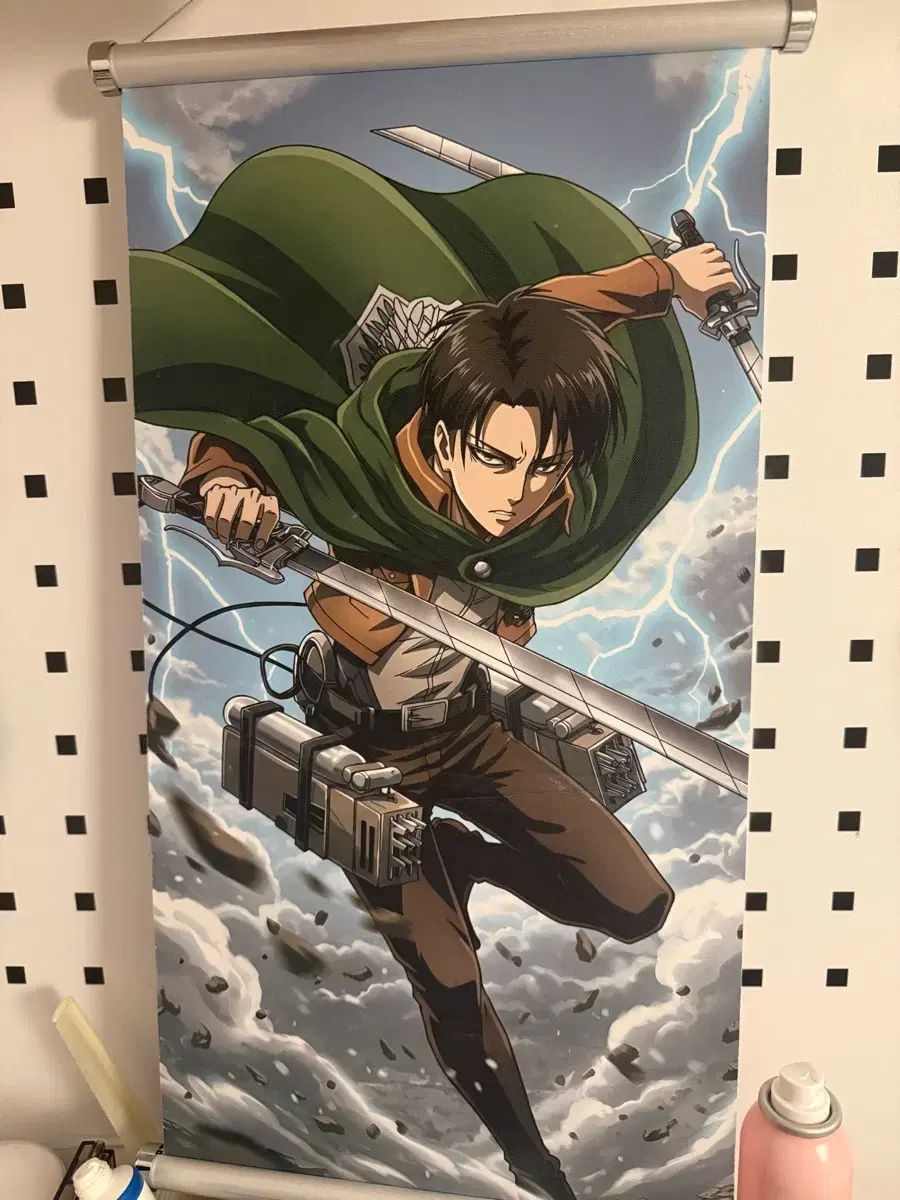 進撃の巨人 リヴァイ兵長 タペストリー - メルカリ