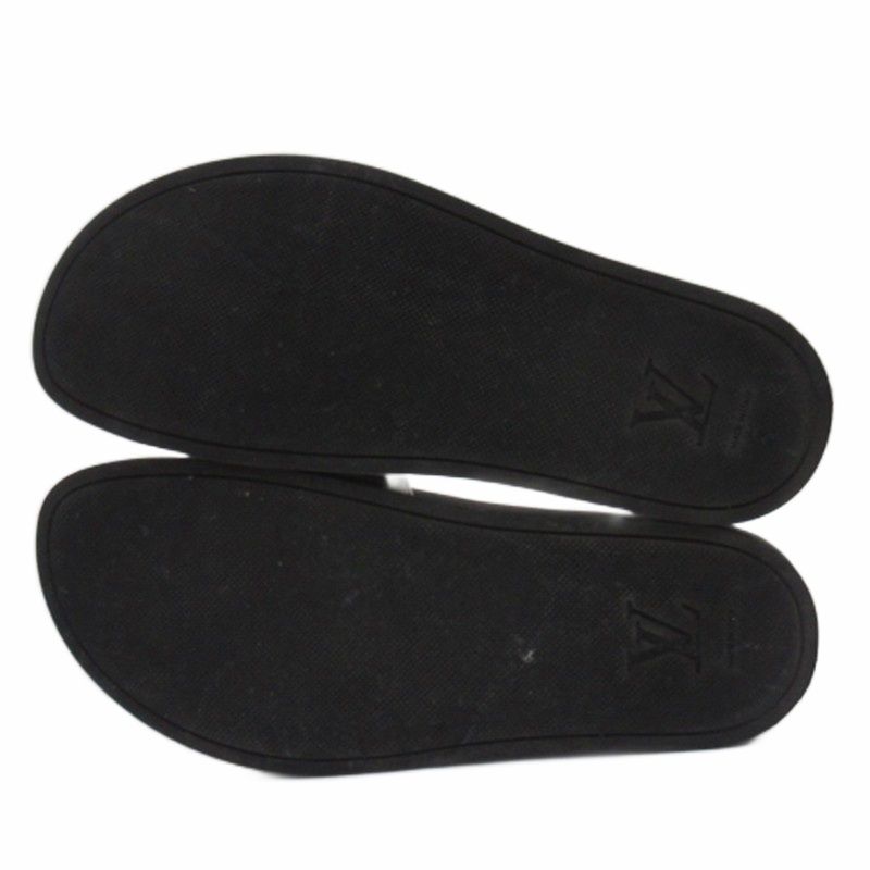 ヴィトン・バウンダリーライン モノグラム プラット サンダル(36.5) ルイヴィトン LOUIS VUITTON モノグラム ウォーターフロントライン