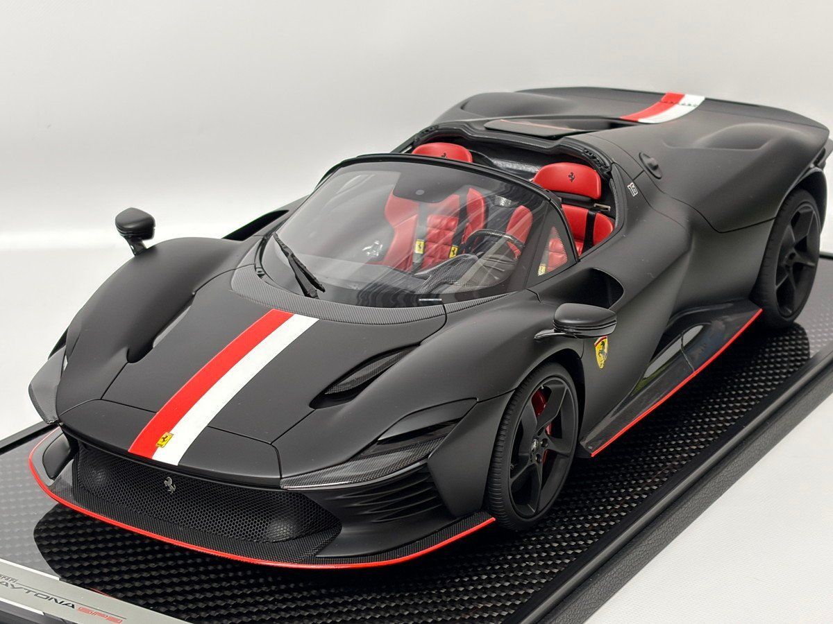 FERRARI デイトナ SP 3 セリエイコナ モナコ公国リバリー 16号車 シャルル ルクレール 2025 マットブラック BBR 1 12 55台 ミニカー