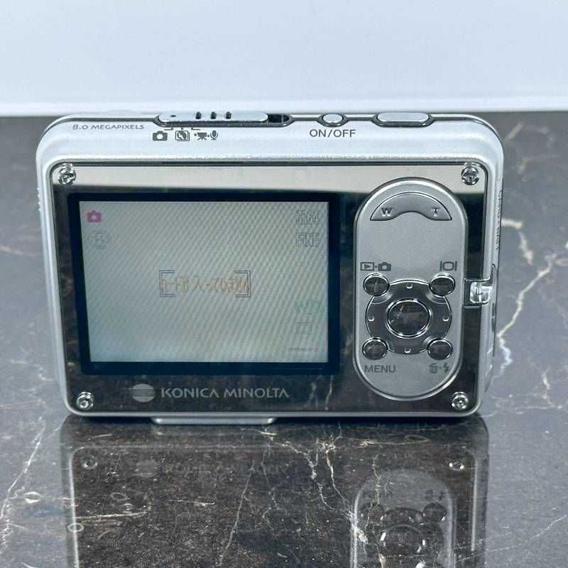 超美品】Konica Minolta DiMAGE X1 シルバー 800万画素 超薄型