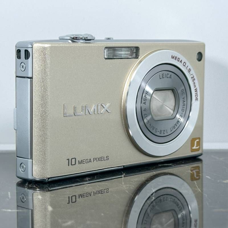 Panasonic LUMIX DMC-FX35 ゴールド 1010万画素 25mm広角 LEICAレンズ