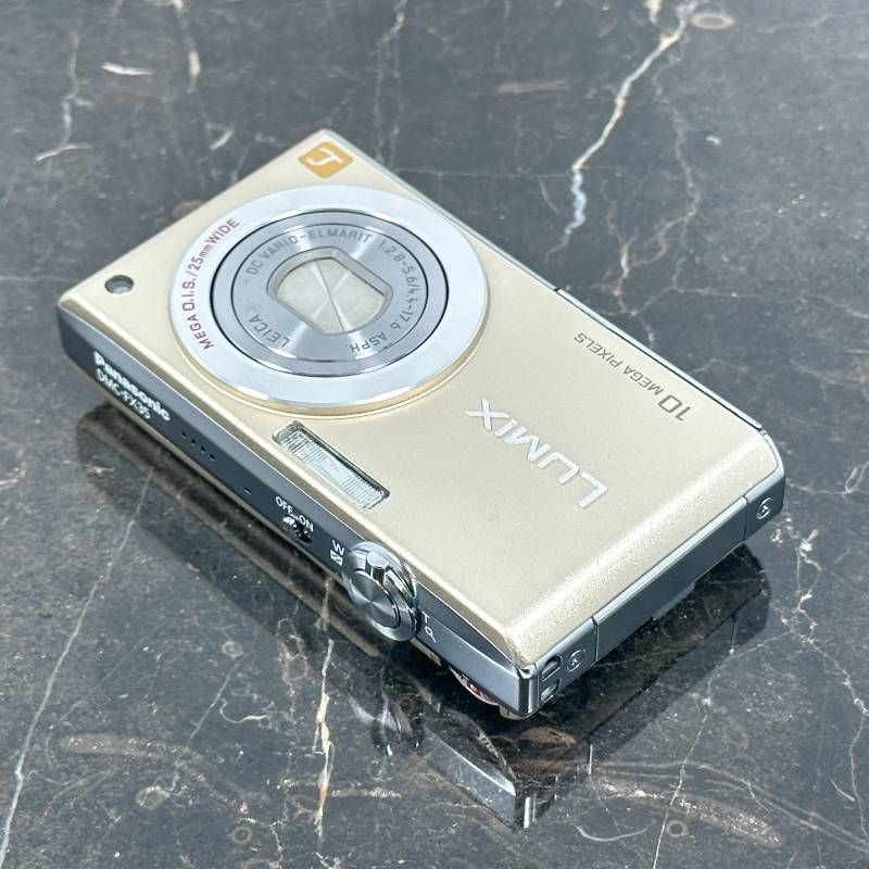 Panasonic LUMIX DMC-FX35 ゴールド 1010万画素 25mm広角 LEICAレンズ