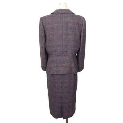 レリアン Leilian スーツ セットアップ ジャケット スカート ツイード