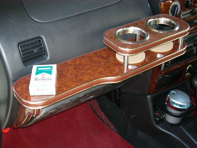 ミラジーノ後期 フロントテーブル ウッド 茶xゴールド