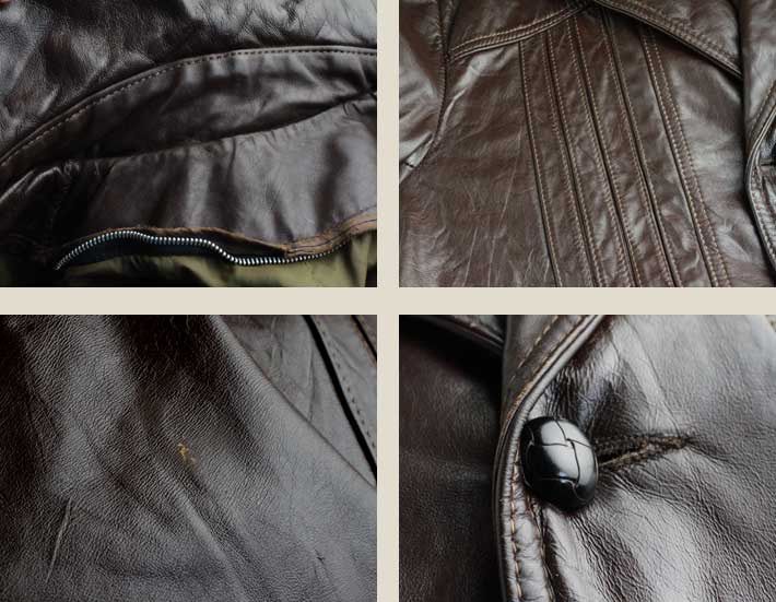 1980sビンテージ　チェスターコートレザー切り替え　archive 1980sビンテージ チェスターコートレザー切り替え archive - メルカリ