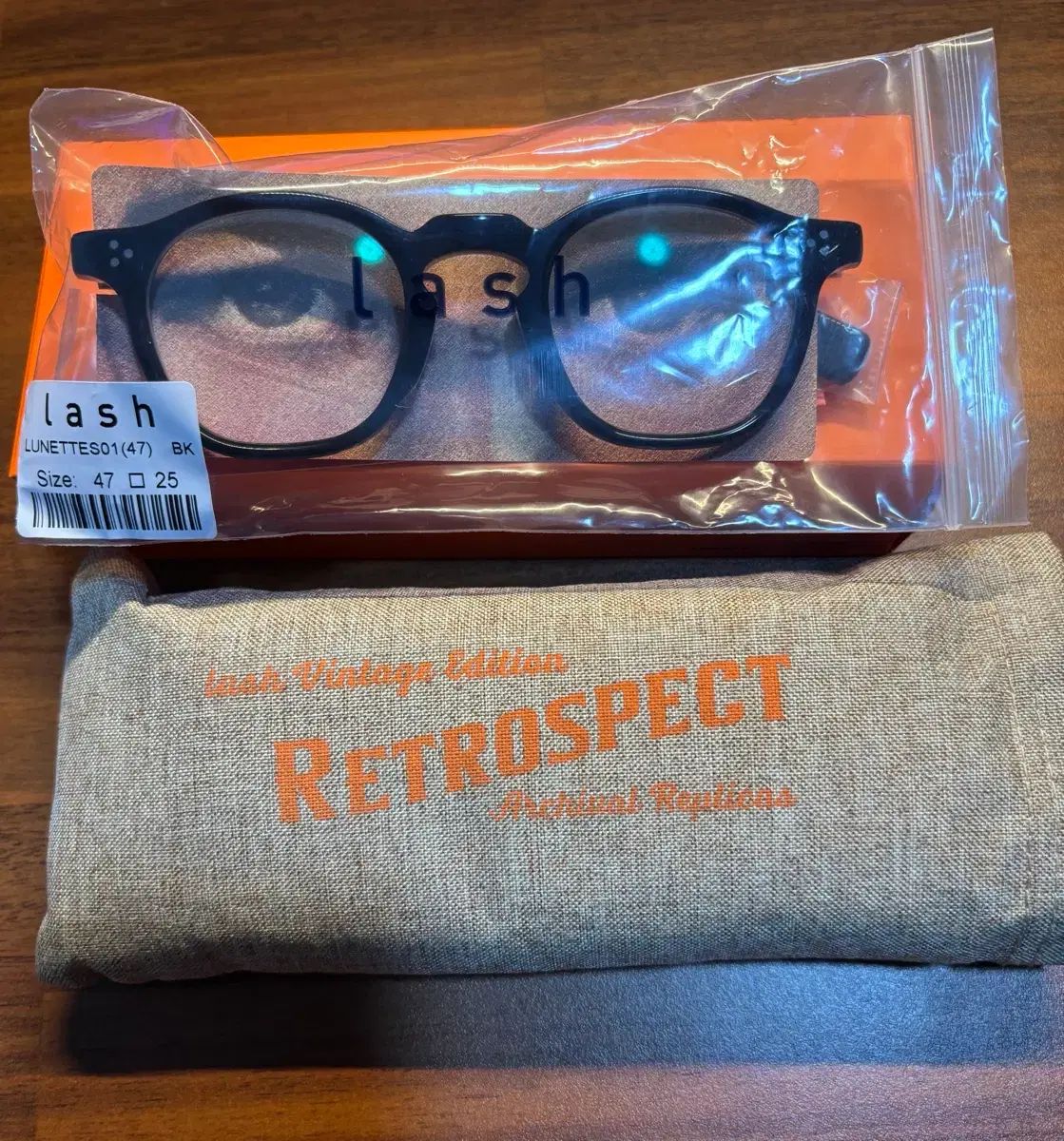ラッシュ ルネtte 01 47 size フレンチ Starship Square スタシ メガネ ブラック