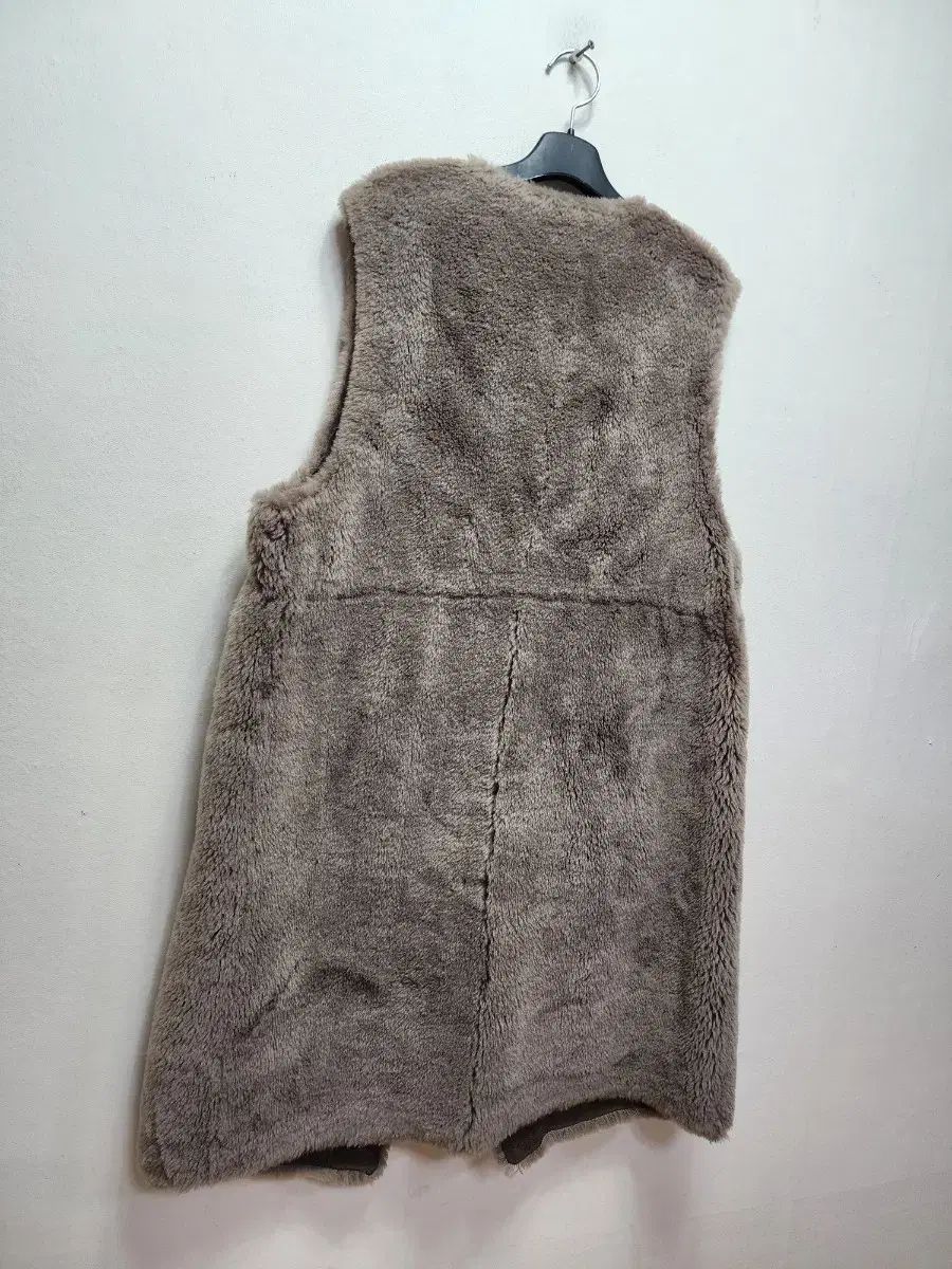 シティウールシャーリングベスト ロング丈