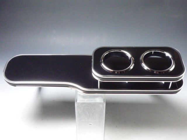 ミラジーノ後期 フロントテーブル ブラック ブラックxシルバー