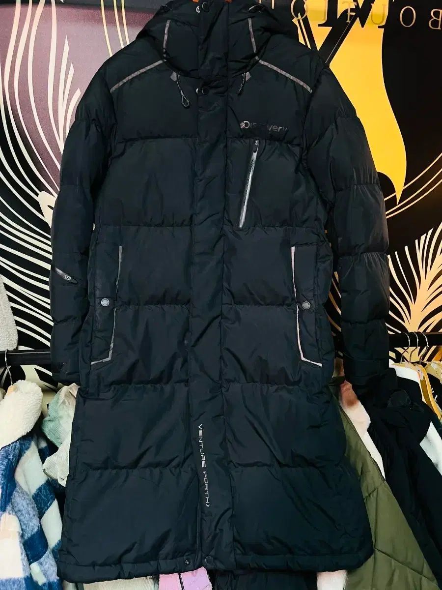 ベンチ ダウンジャケット ロング丈 ブラック 90 スモール