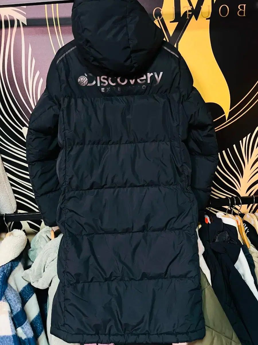 ベンチ ダウンジャケット ロング丈 ブラック 90 スモール