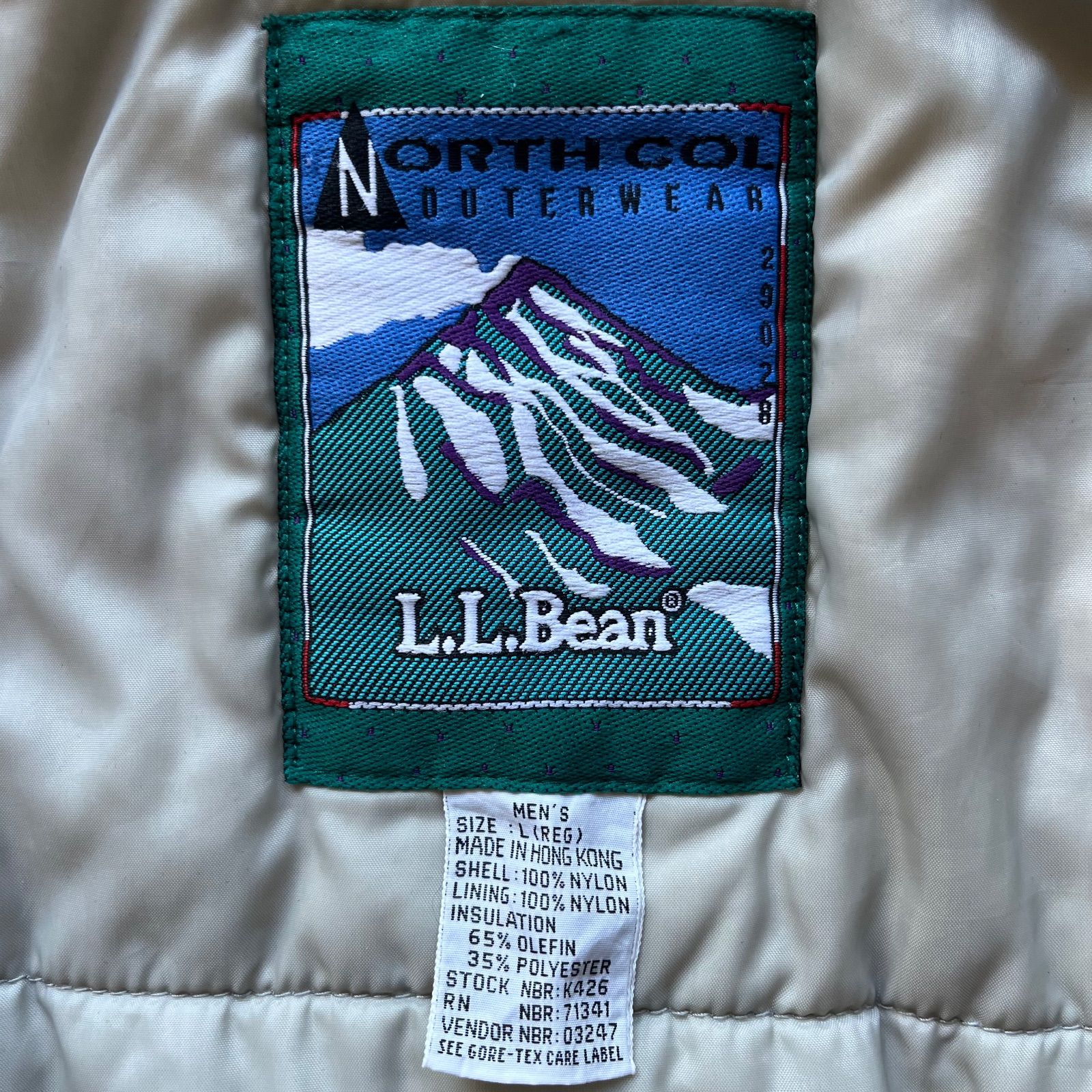 l.l.bean エルエルビーン llbean マウンテンパーカ north col gore-tex 