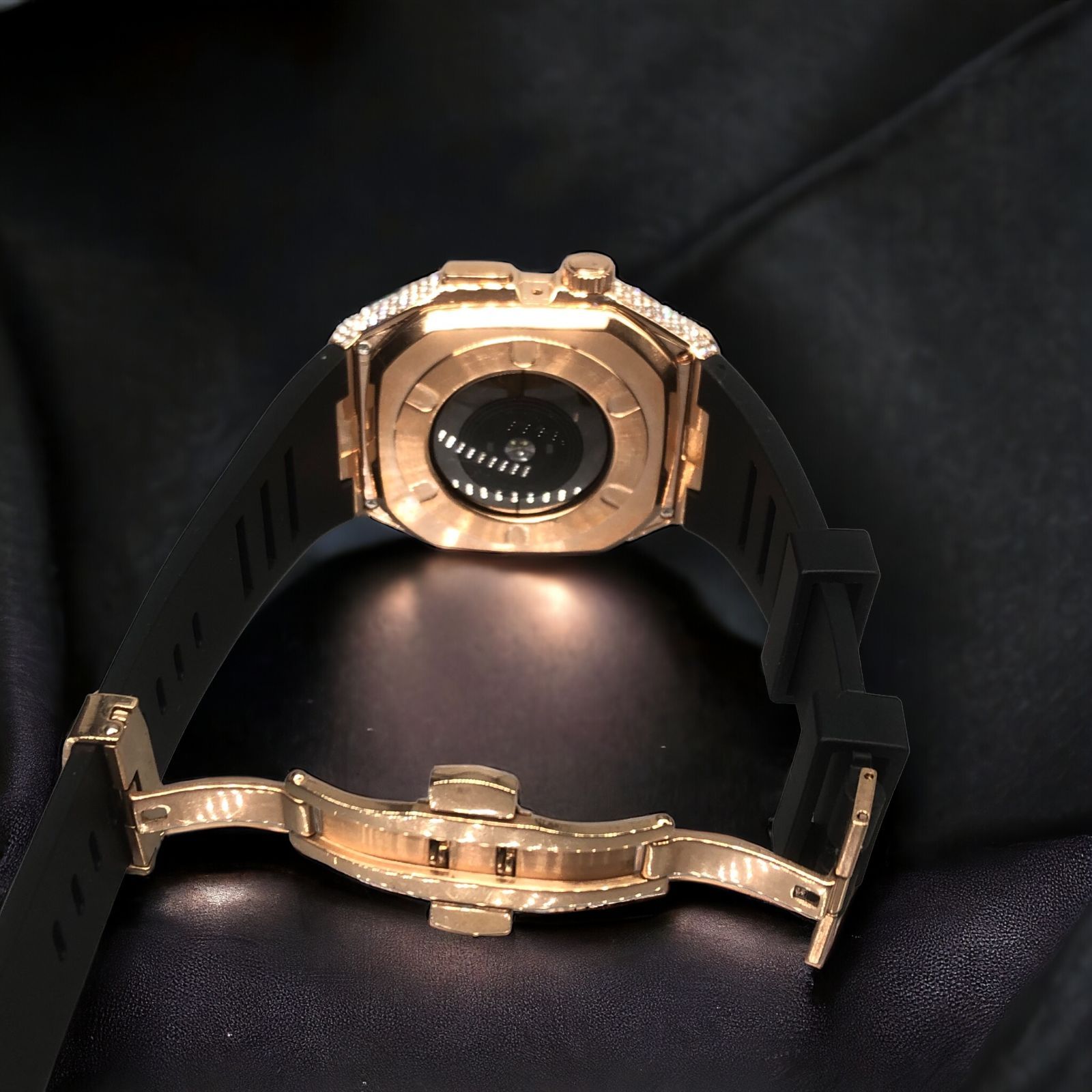 GimelZayinセット cs ブラック ローズゴールド アップルウォッチ