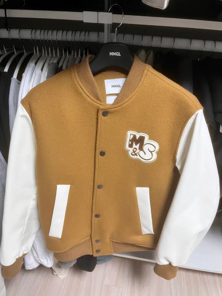 Mmgl スタジャン トップ MSML（エムエスエムエル）の「LEATHER SLEEVE