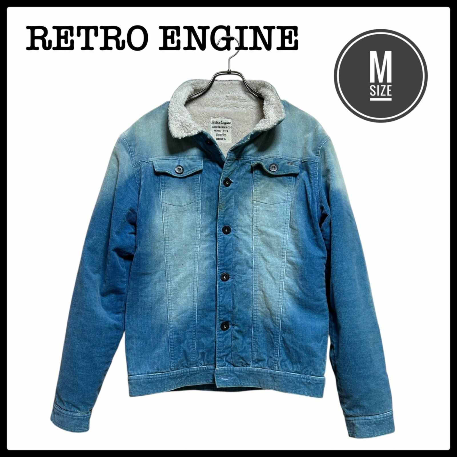 美品 RETRO ENGINE レトロエンジン アダムスジャグラー コーデュロイ 