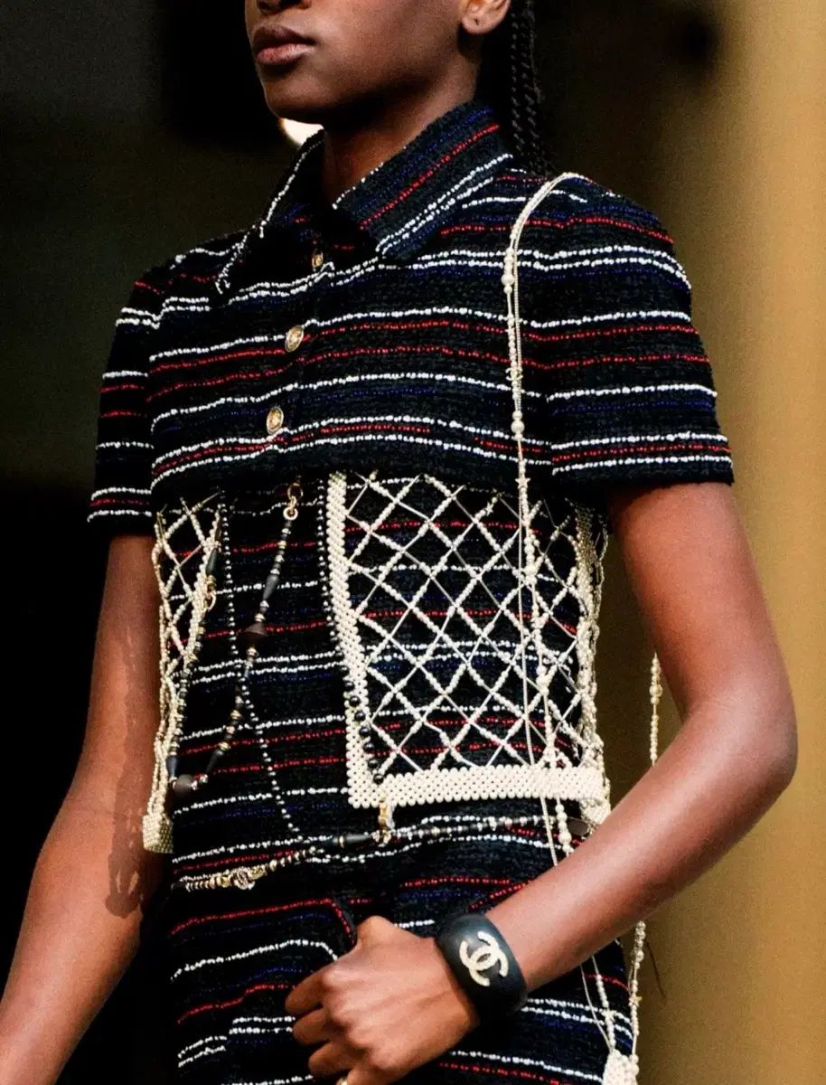 シャネル 23シーズン ボレロ ツイード ジャケット