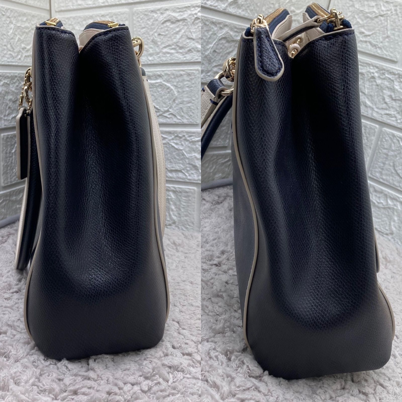 極美品❣️ COACH ❣️コーチ F37764 ショルダー付き レザートート