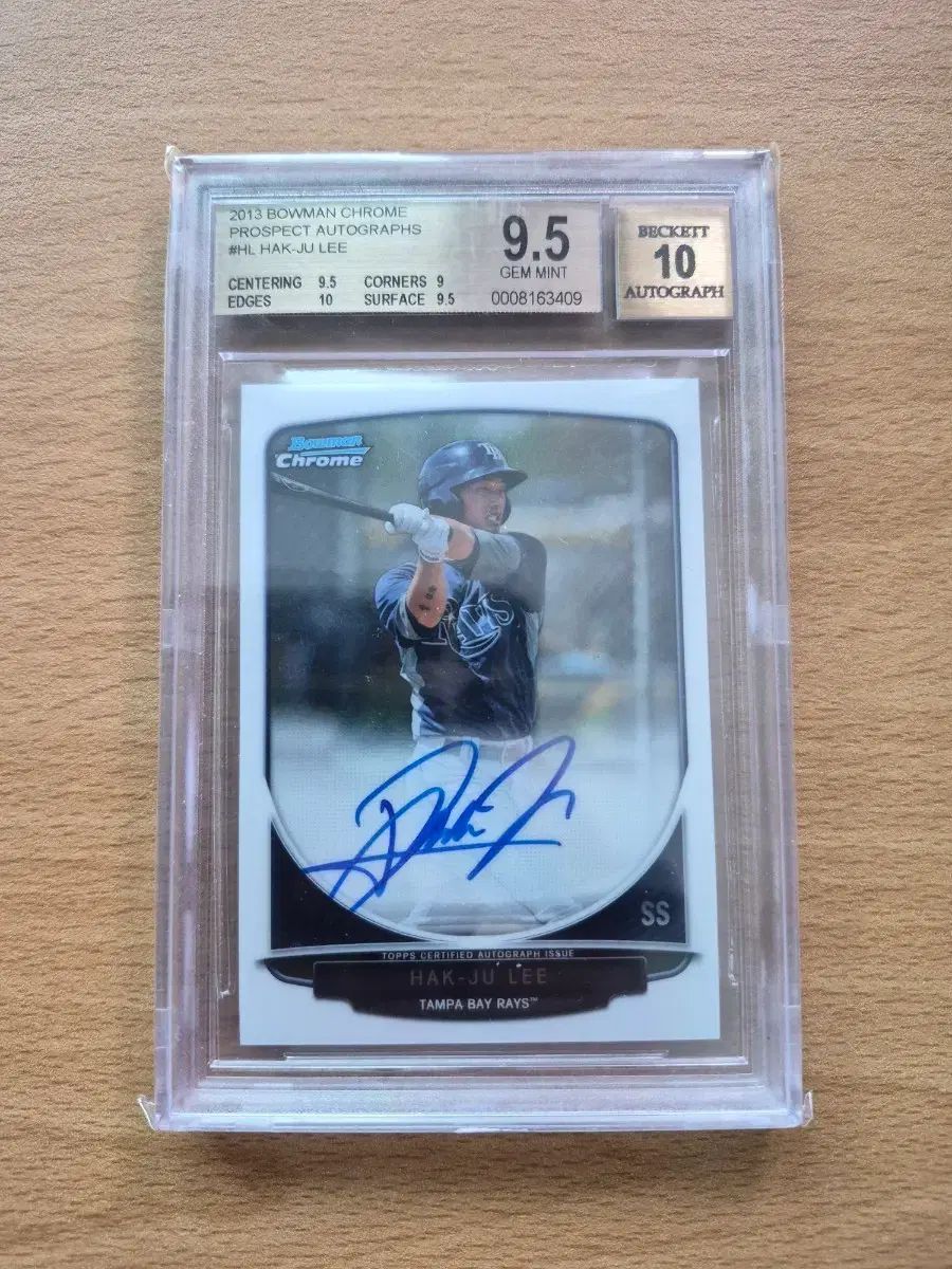 大人気，新品 2013 バウマンクロム イ・ハクジュ オート BGS9.5 カード出品 記念グッズ