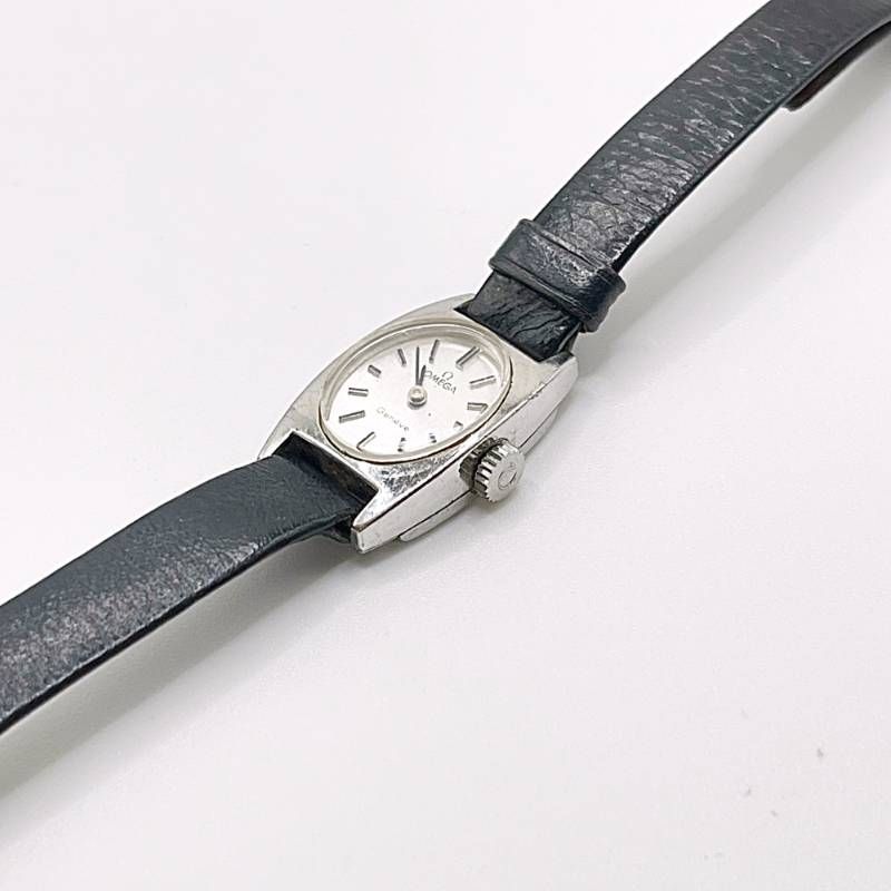 稼働品✨️OMEGA 腕時計 自動巻き ジュネーブ シルバー レディース 稼働 OMEGA オメガ ジュネーブ レディース腕時計 手巻き シルバー TJ12