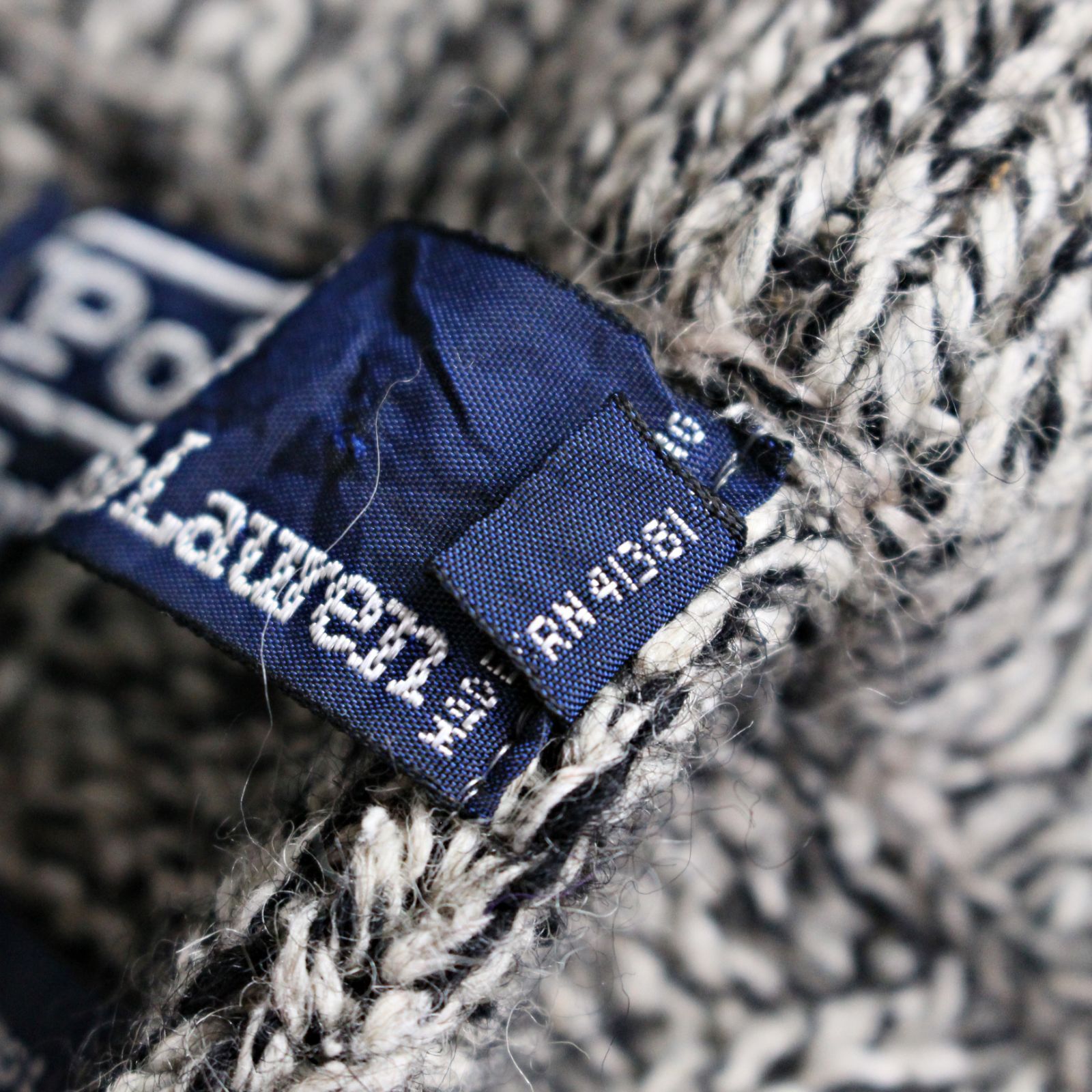 Polo by Ralph Lauren】80～90s ポロラルフローレン 厚手ケーブル編み