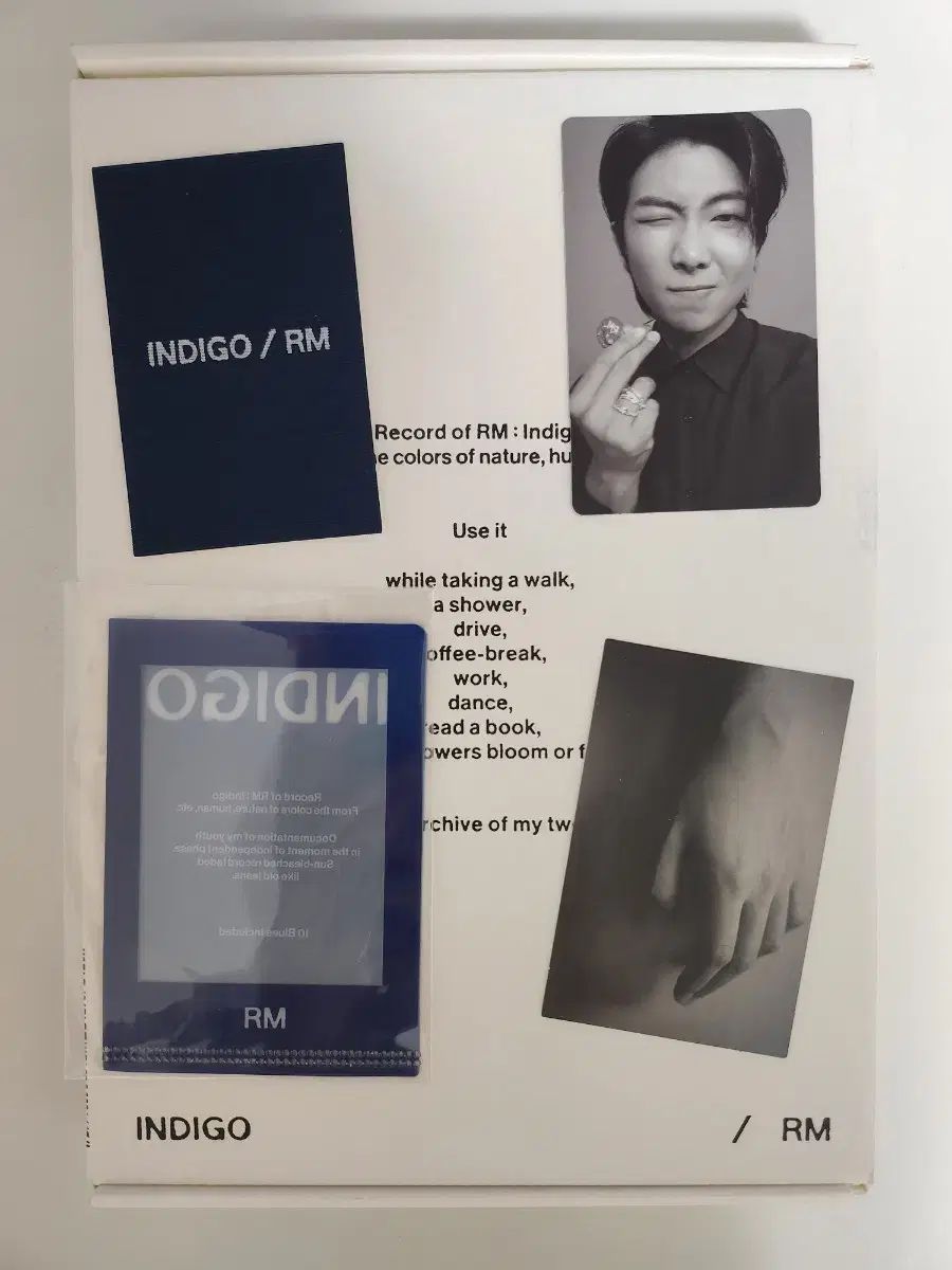 アールエム(RM・ナムジュン) Rm Indigo インディゴ アルバム 特典 フル