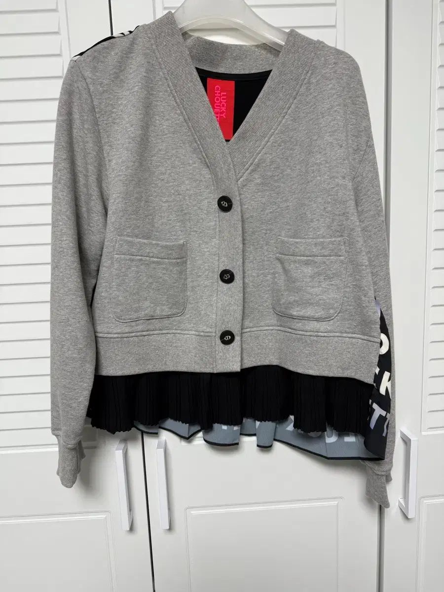 LUCKY CHOUETTE ラッキーシュエトゥ バッグレタリング プリーツ スウェット