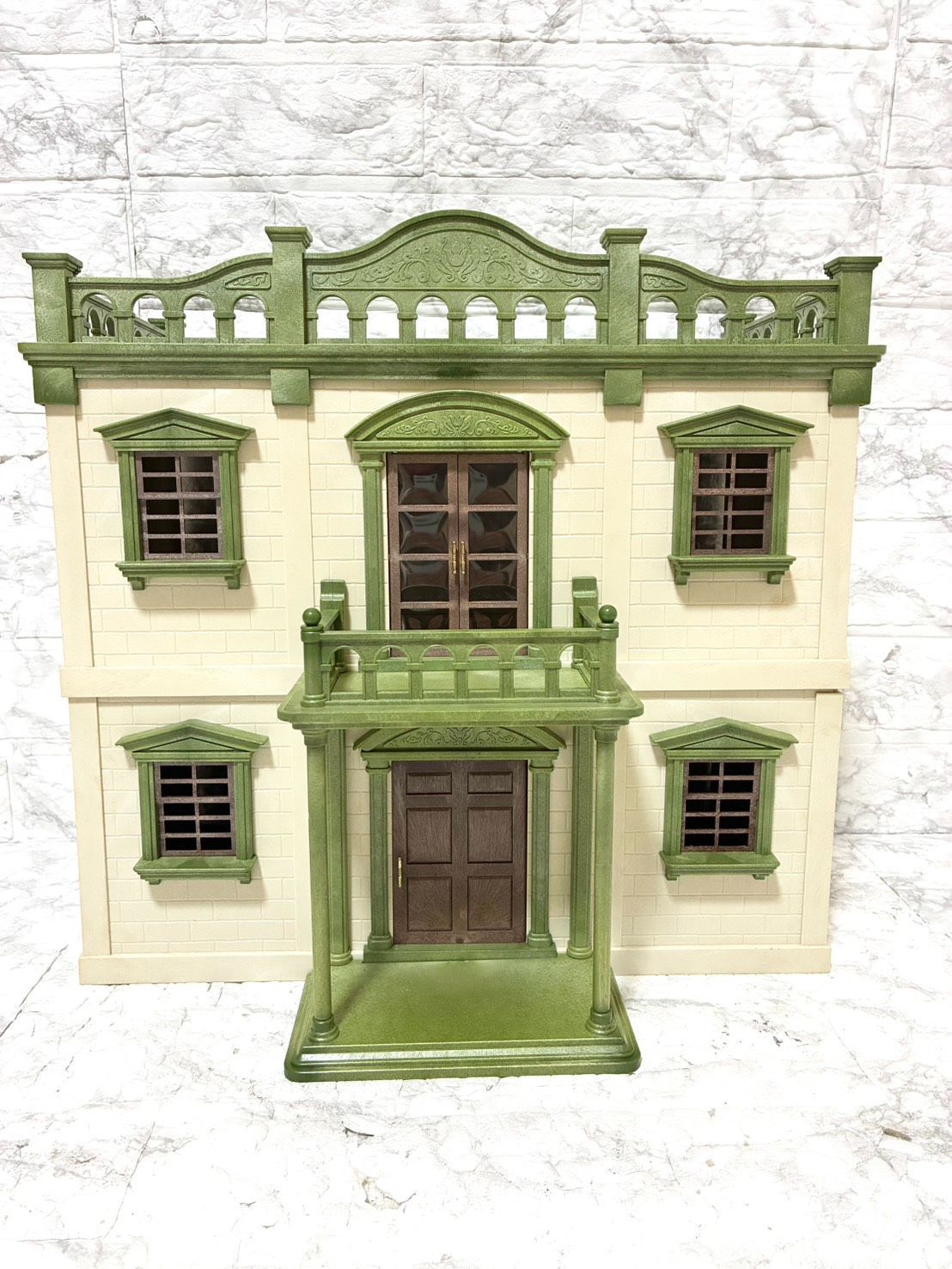 1987年 初期 き EPOCH シルバニアファミリー アーバンハウス エポック社 Sylvanian families made in japan 階段 石だたみシート