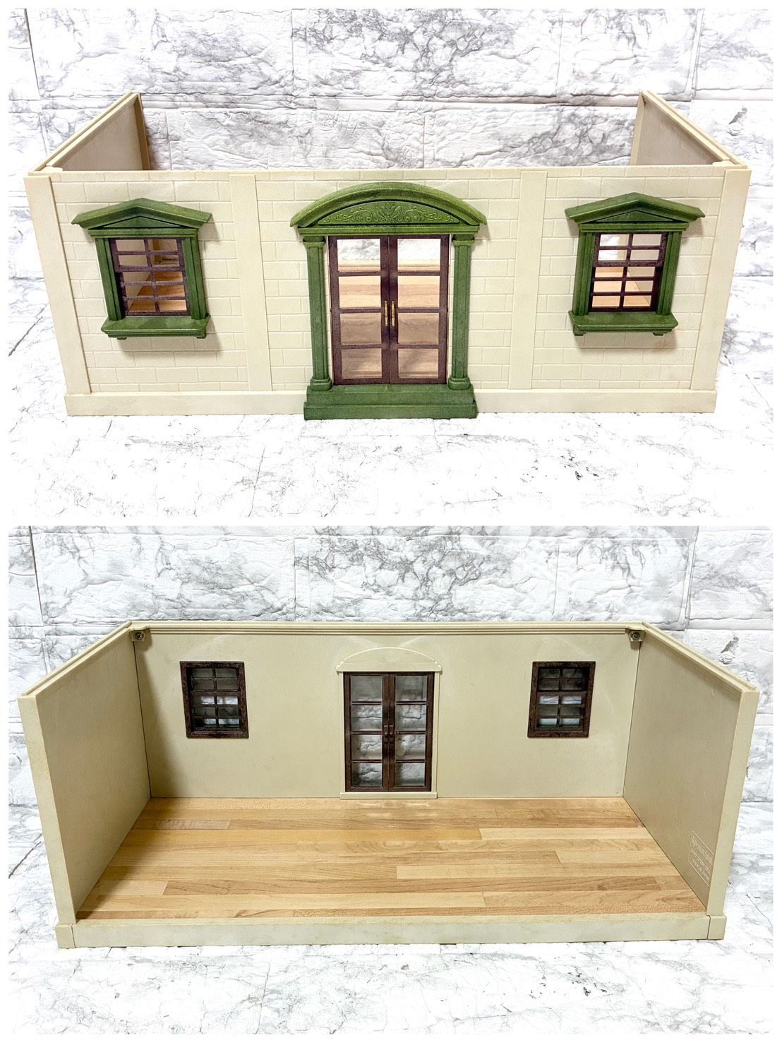 シルバニアファミリー　アーバンハウス箱あり 希少 1987年 初期】箱付き EPOCH シルバニアファミリー 安い アーバン