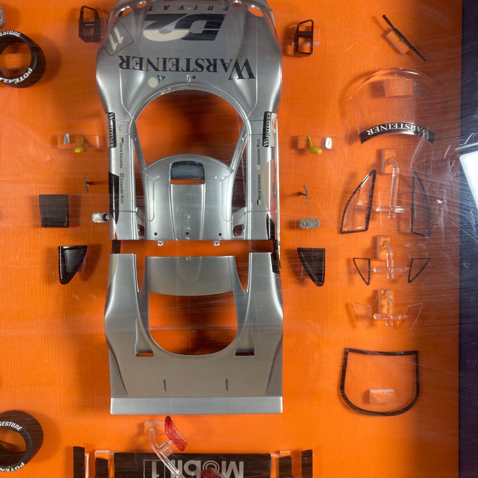  コレクター放 TAMIYA Mercedes CLK-GTR TEAM CLK SPORTSWEAR ディスプレイ その他 おもちゃ