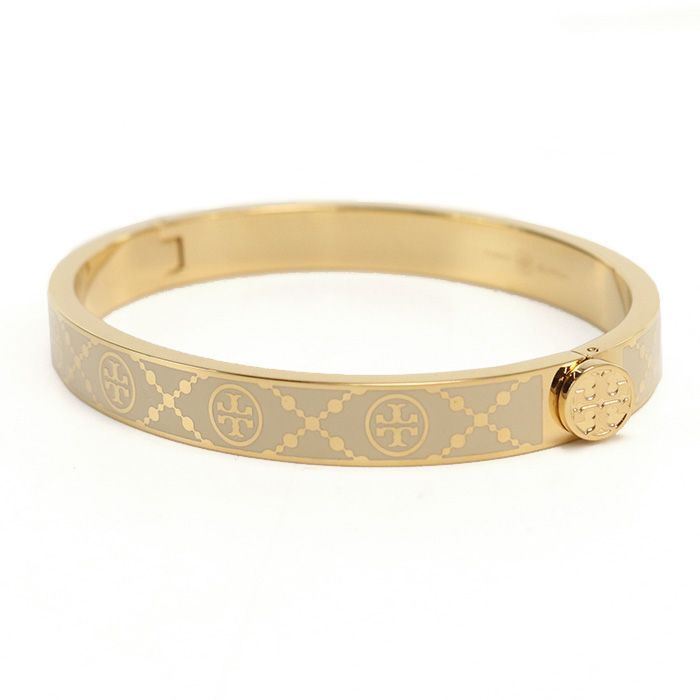 Tory Burch バングル ゴールド ロゴ入り レディース ギフトに