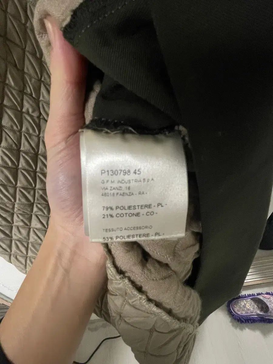  HACHE キルティング ノースリーブ ONE PIECE 55 長袖 七分袖 ひざ丈ワンピース