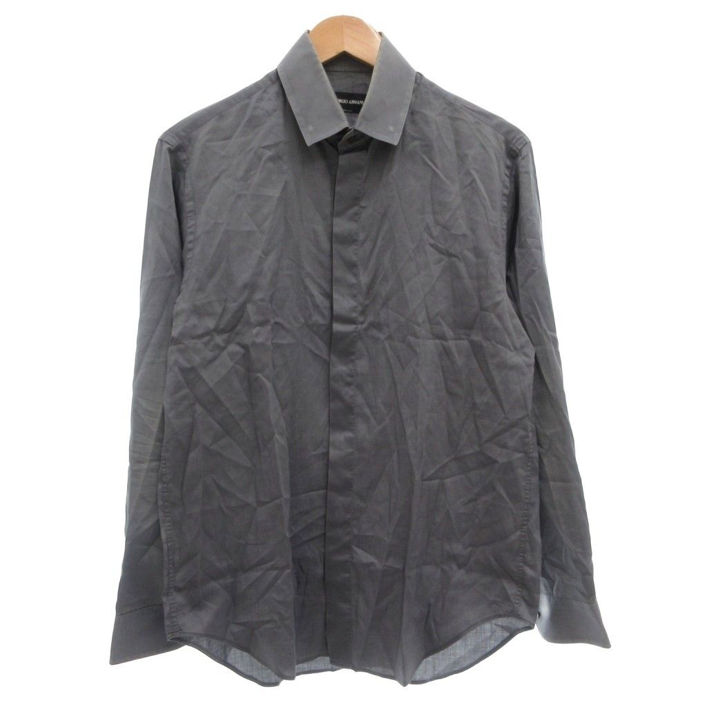 Giorgio Armani グレー 長袖シャツ ジョルジオアルマーニ GIORGIO ARMANI 長袖シャツ 39 グレー /AE