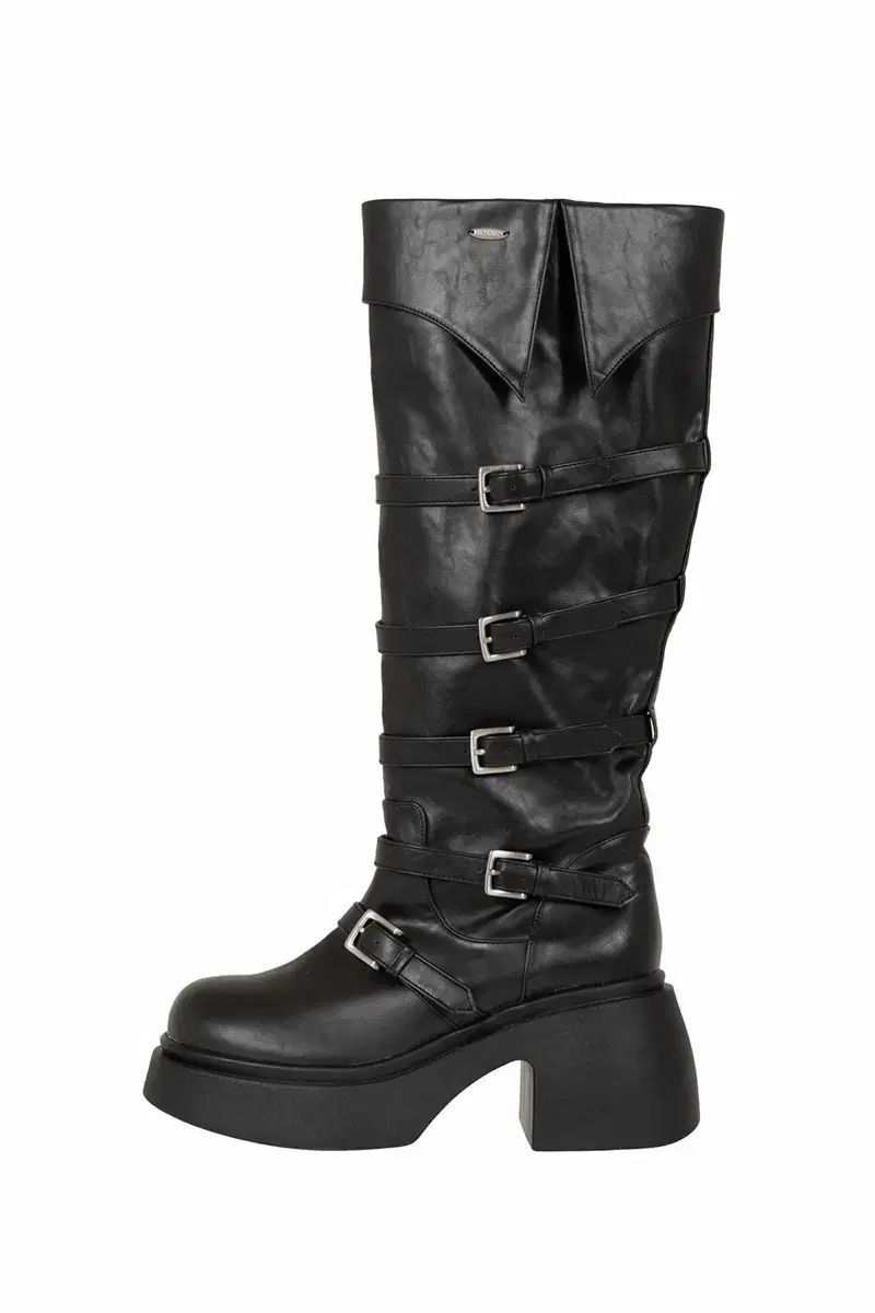 シジーン ウェスタン バックル ブーツ ブラック