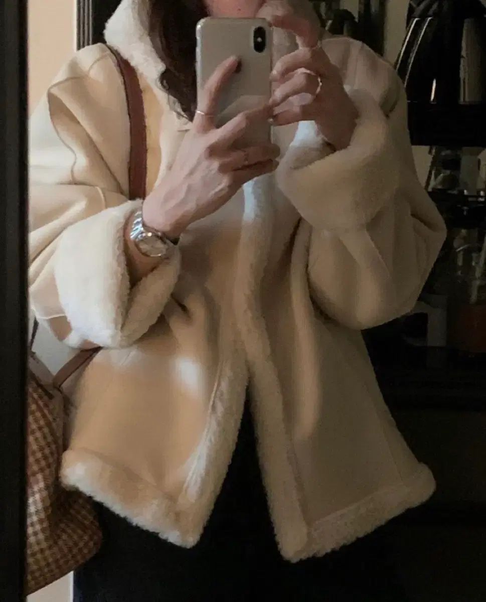 オブジェ objet アイリス ムートン アイボリー