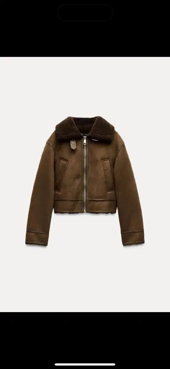 ZARA ザラ スウェード ムートン ブラウン ジャケット