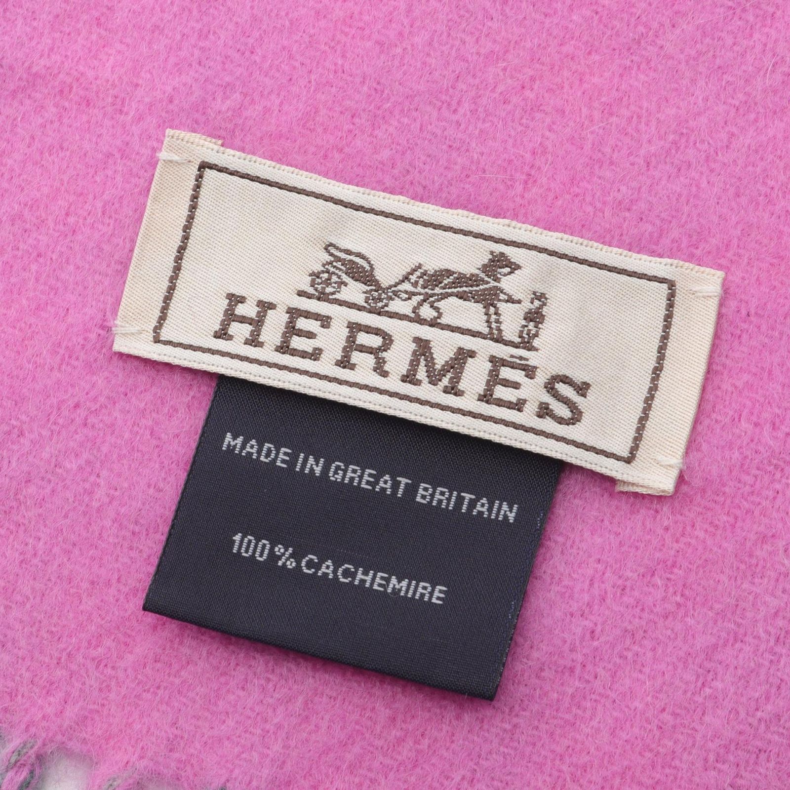 HERMES エルメス Hエコセ レクトヴェルソ マフラー