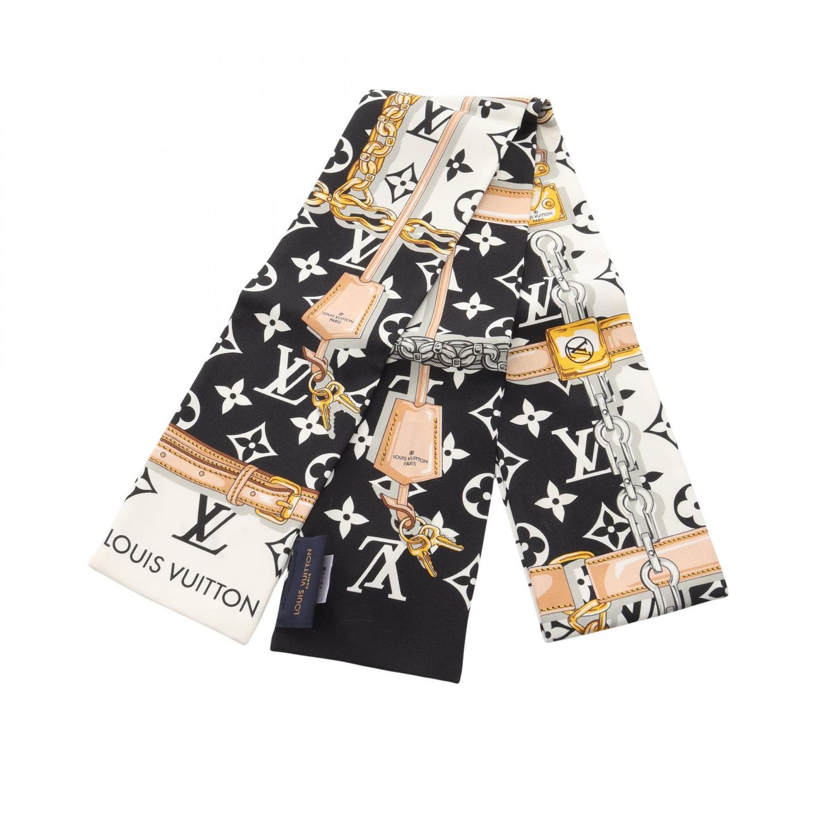 LOUIS VUITTON ルイ ヴィトン バンドー モノグラム コンフィデンシャル スカーフ