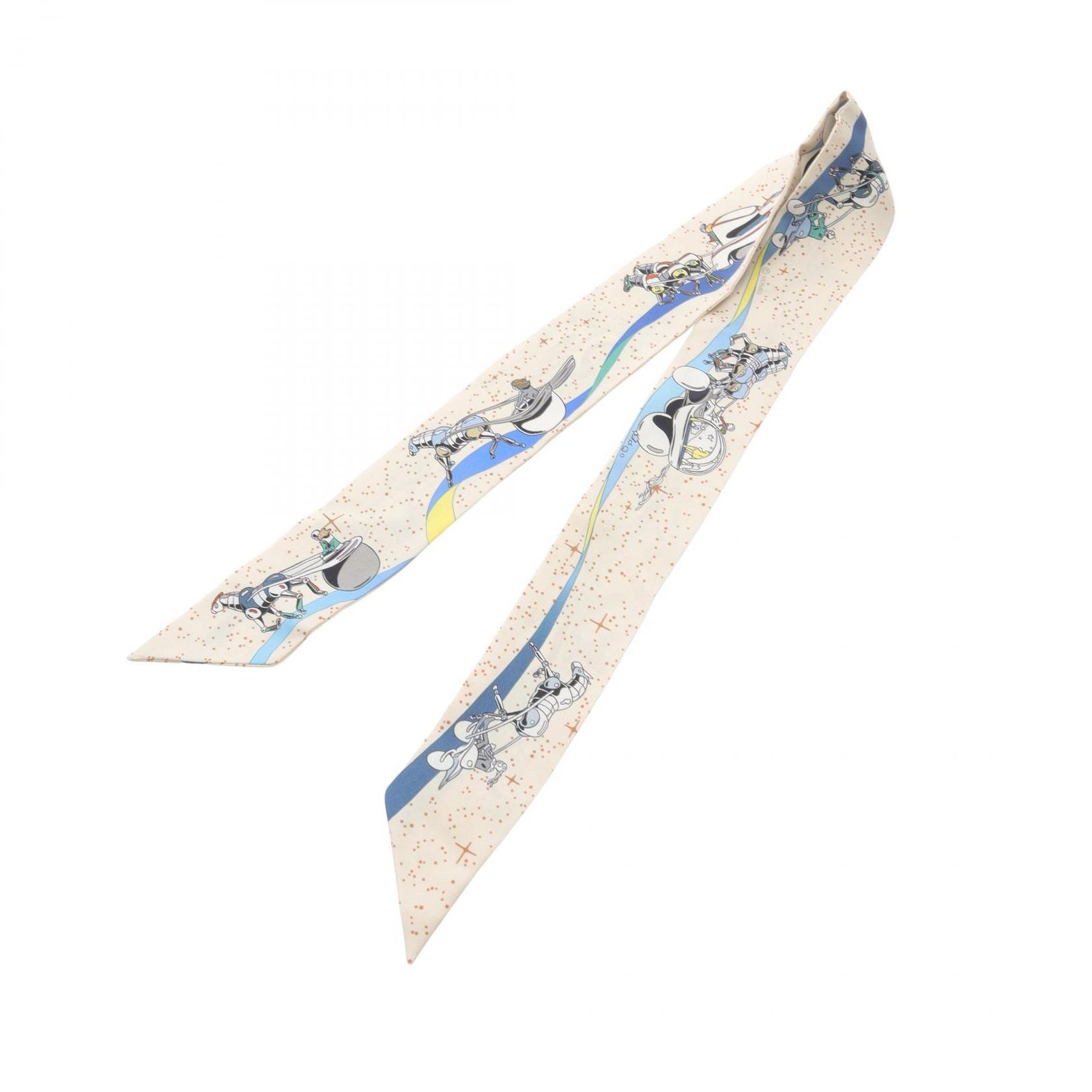  HERMES エルメス ツイリー SPACE DERV スカーフ バンダナ スカーフ 小物