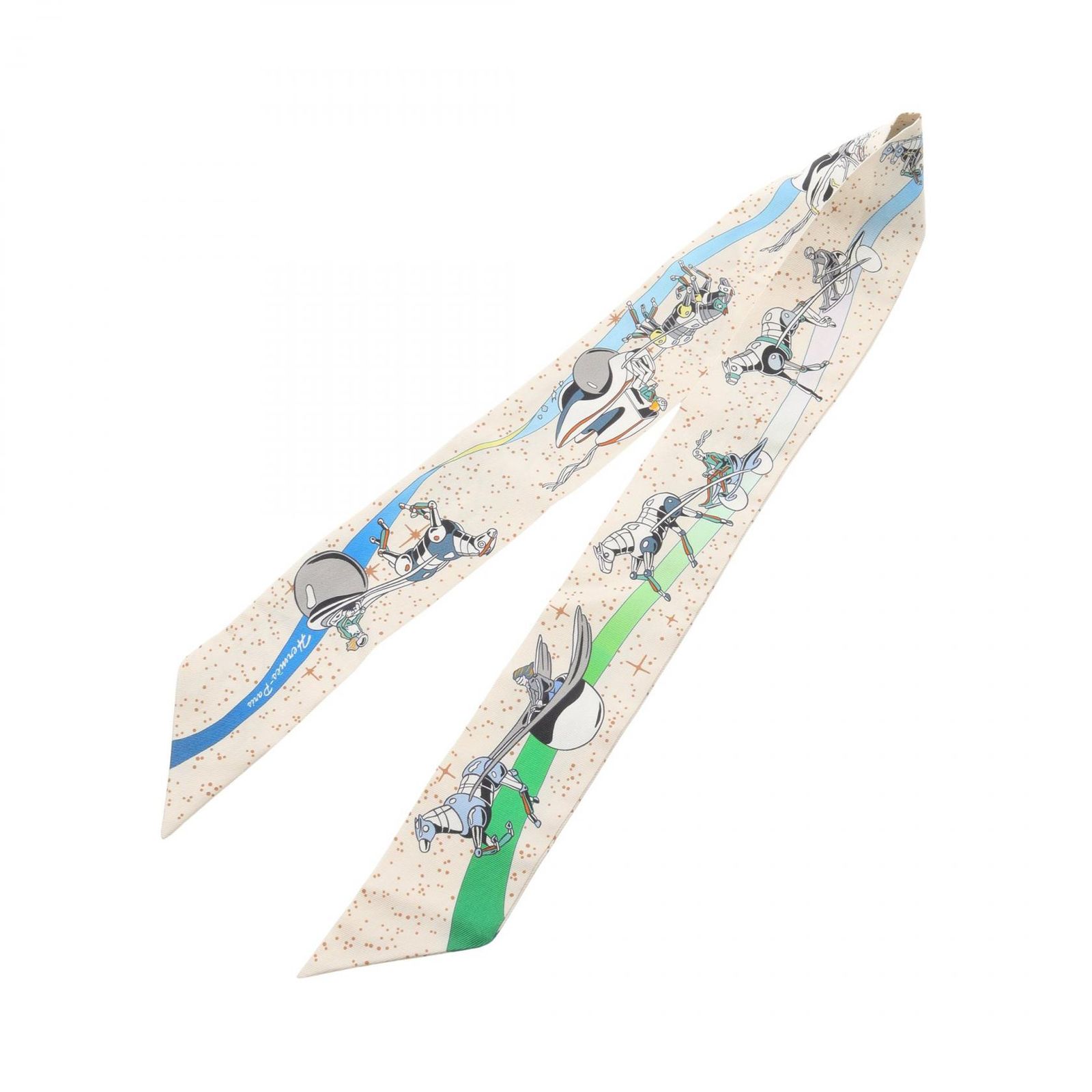 HERMES エルメス ツイリー SPACE DERV スカーフ