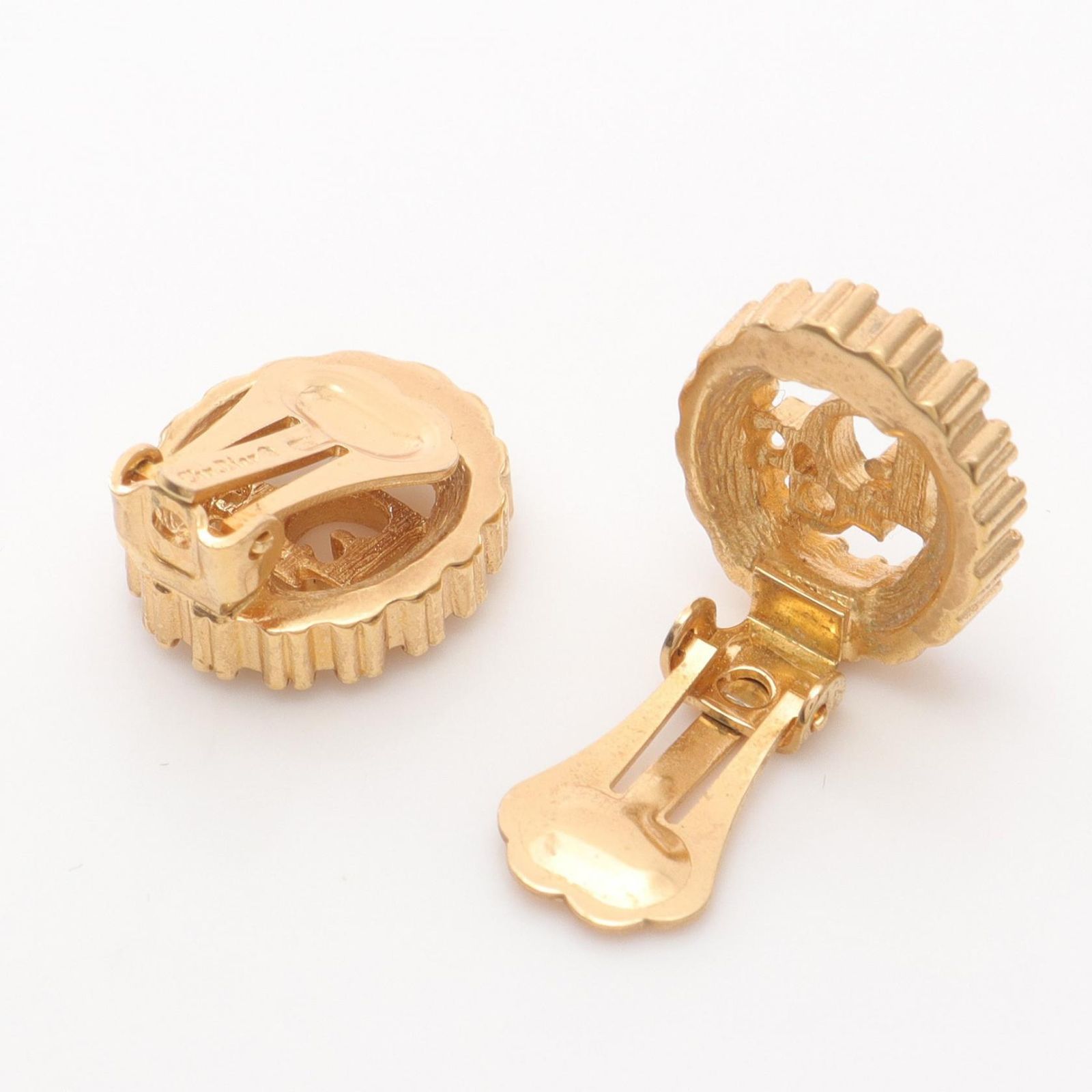 Dior ディオール Diorロゴ イヤリング