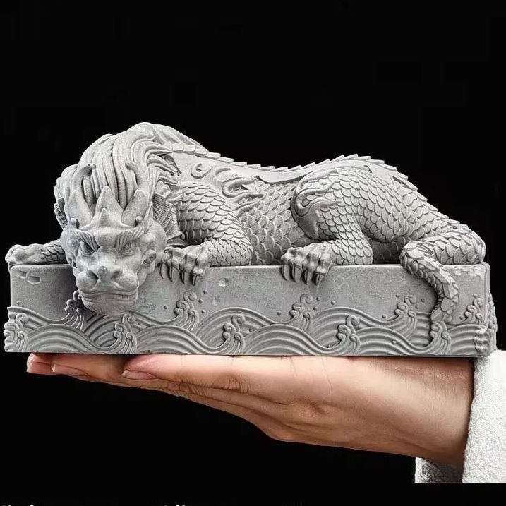 龍の石像★レリーフ★置物 龍の石像のオブジェ インテリアオブジェ インテリア小物 インテリア