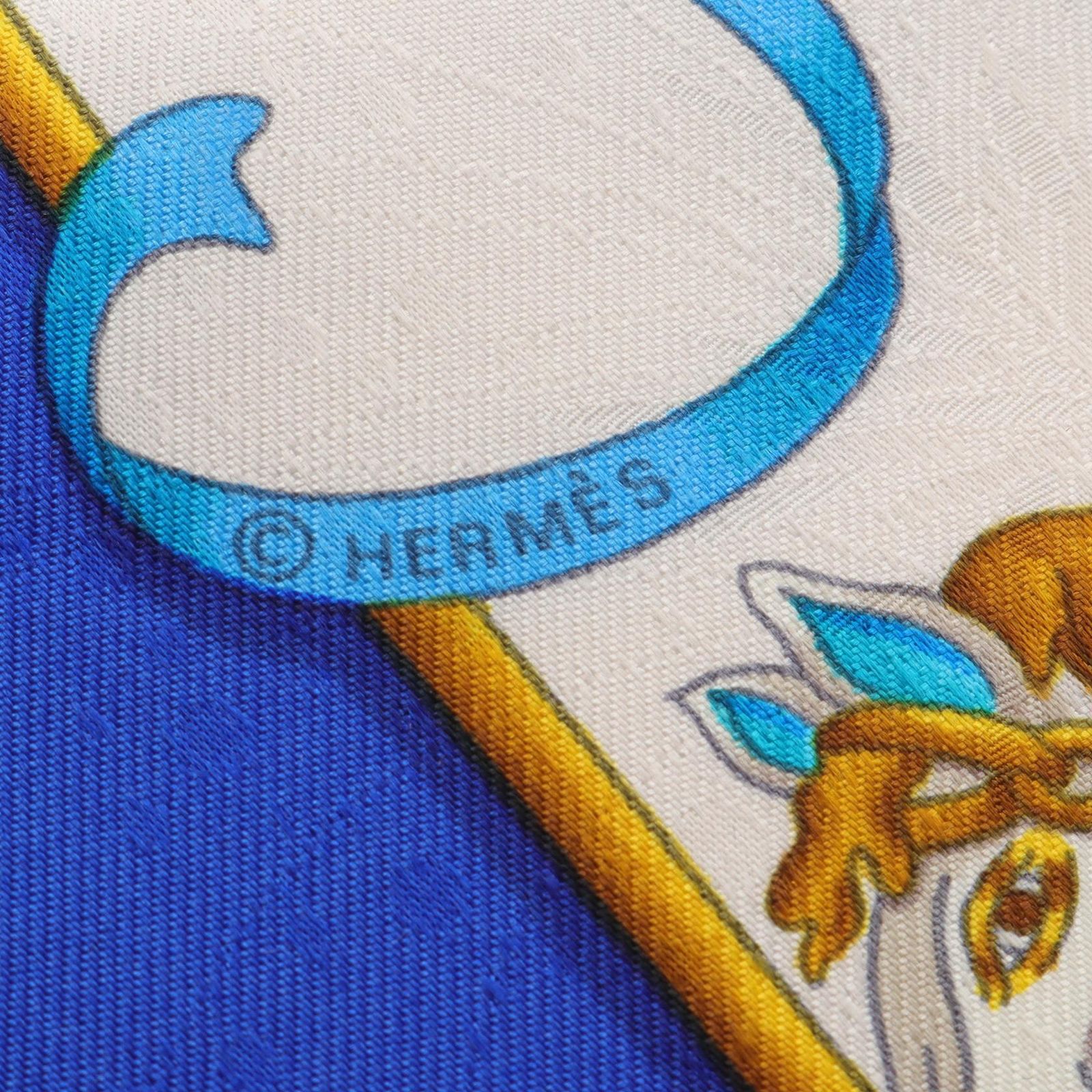 HERMES エルメス カレ90 LUNA PARK スカーフ