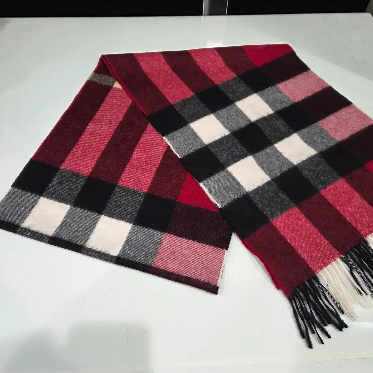 バーバリー カシミア マフラー 3 - 大きいサイズ 使用感少なく