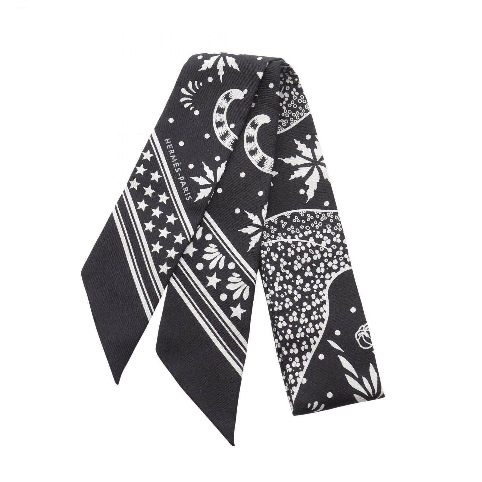 HERMES エルメス ツイリー Les Leopards Bandana スカーフ