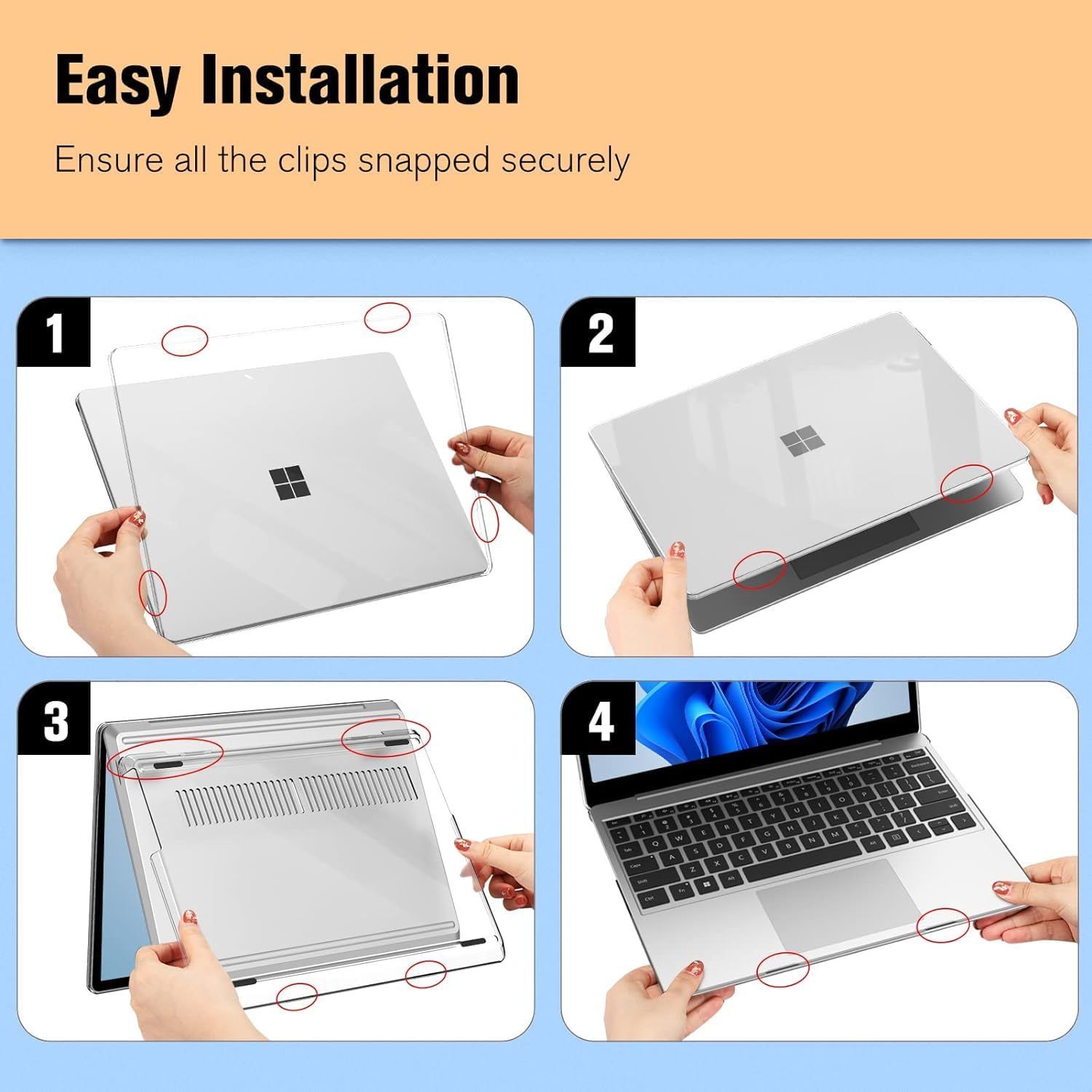 Go Surface Case Laptop Microsoft for 12.4 0 1 2 mCover Fintie Cover com: 2020-2024 (2023)&frasl;Surface
