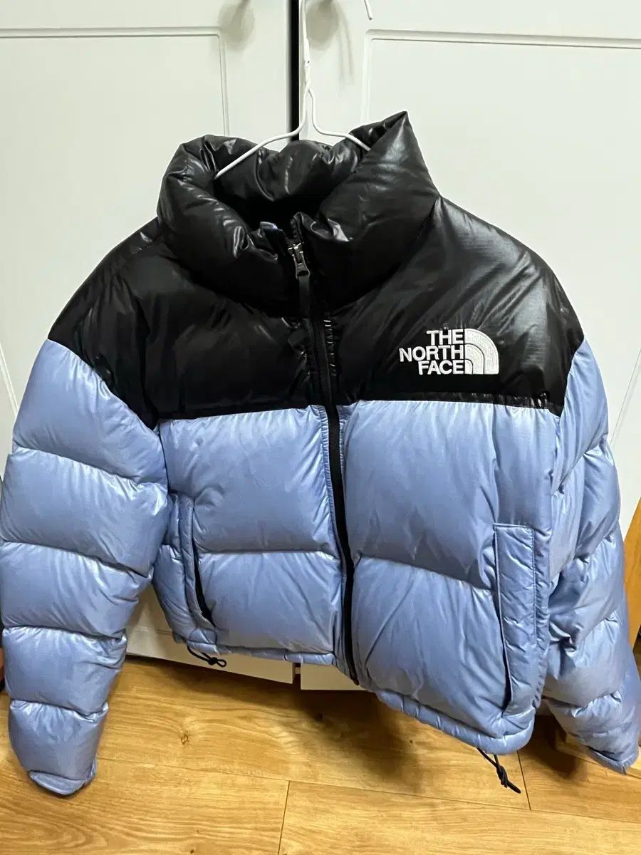 THE NORTH FACE ザノースフェイス ヌプシ ショート ジャケット パステル ブルー L