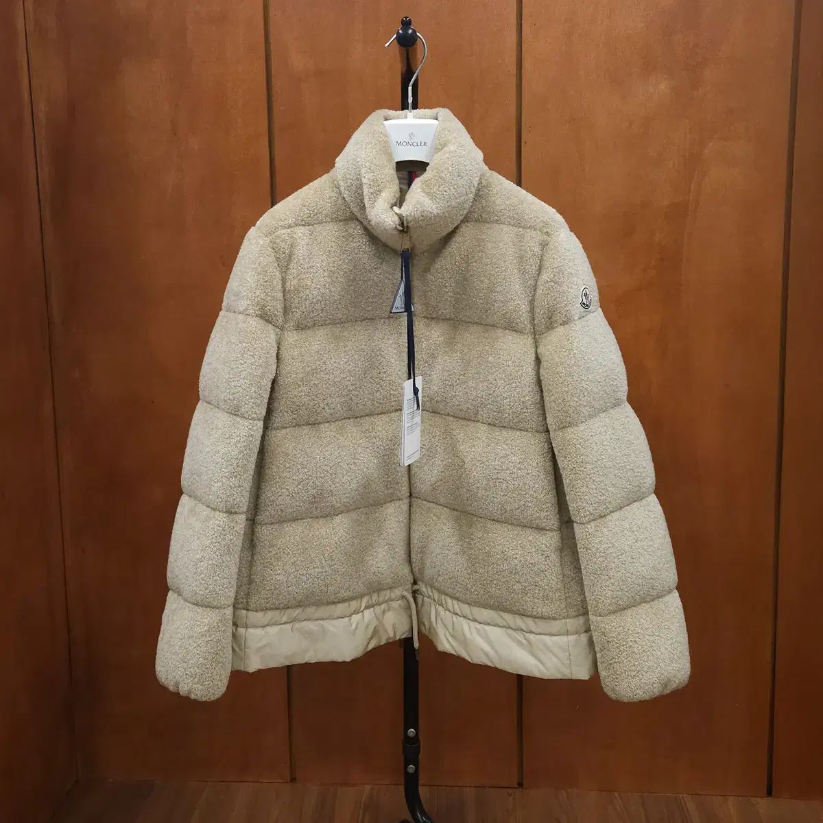 26 SS MONCLER CEDRE Teddy ダウン ベージュ レディース 1 2