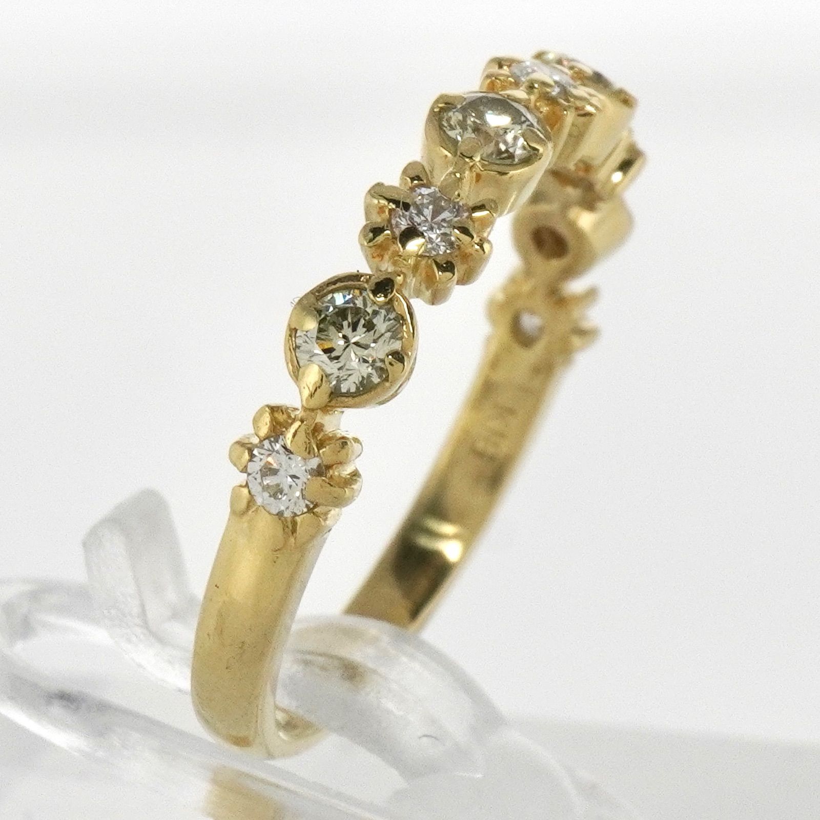 PT900 Pt900 ダイヤモンド リング 0.11ct 出品4週目 SELBY プラチナ 