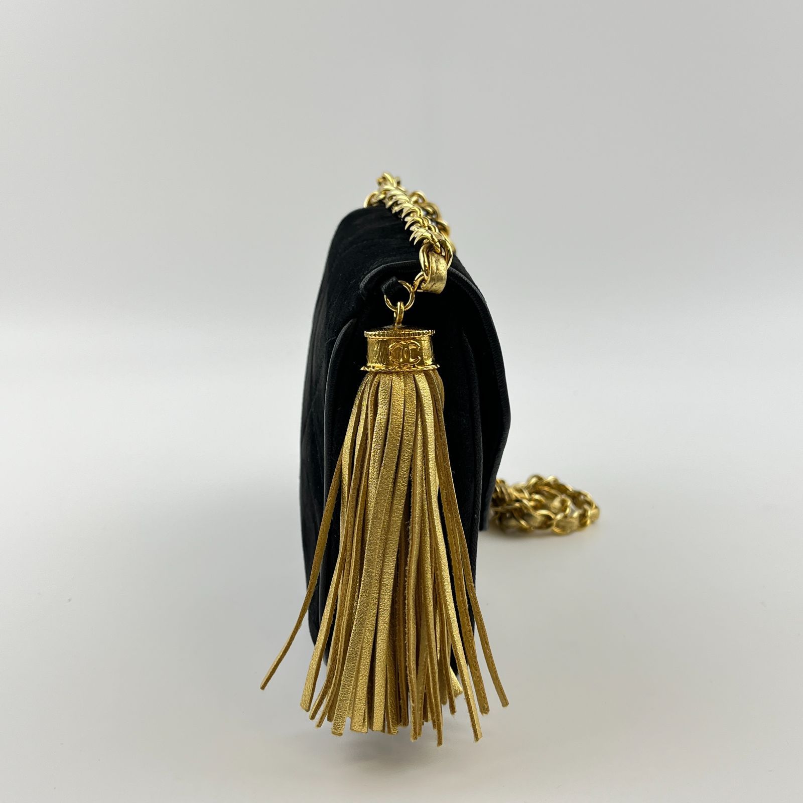 フリンジ チェーンショルダーバッグ